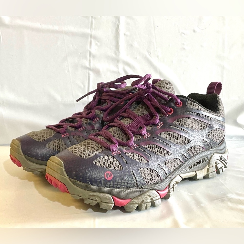 Merrell All Out Blaze‎ Sport Womens Hiking Performance Shoes Size 6.5 Plum